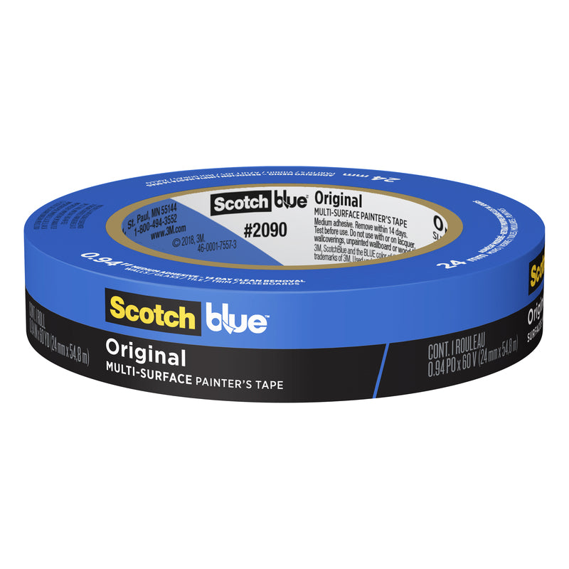 SCOTCH BLUE - ScotchBlue 0.94 in. W X 60 yd L Blue Medium Strength Original Painter's Tape 1 pk
