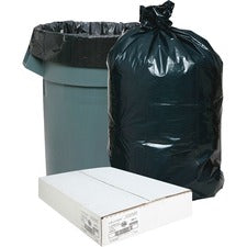 Nature Saver Black Low-density Recycled Can Liners [BAG;TRASH;33X39;31-33 GAL-CT]