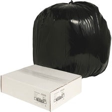 Nature Saver Black Low-density Recycled Can Liners [BAG;TRASH;40X46;40-45 GAL-CT]