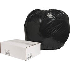 Nature Saver Black Low-density Recycled Can Liners [BAG;TRASH;43X48;56 GAL-CT]
