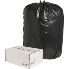 Nature Saver Black Low-density Recycled Can Liners [BAG;TRSH;38X58;55-60G;1.65M-CT]