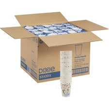 Dixie PerfecTouch 12 oz Insulated Paper Hot Coffee Cups by GP Pro [CUP;HOT;PERFECTOUCH;12OZ-CT]