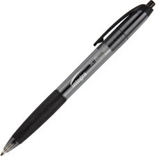Integra Rubber Grip Retractable Pens [PEN;RUBBERGRIP;BP;RT;MED;BK-DZ]