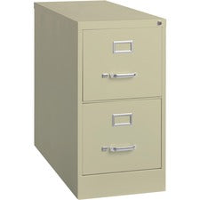Lorell Fortress Series 26-1/2" Commercial-Grade Vertical File Cabinet [FILE;VRT;2DR;26.5";LTR;PY-EA]