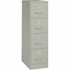 Lorell Fortress Series 25" Commercial-Grade Vertical File Cabinet [FILE;VRT;4DR;25";LTR;GY-EA]