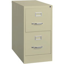 Lorell Fortress Series 25" Commercial-Grade Vertical File Cabinet [FILE;VRT;2DR;25";LTR;PY-EA]