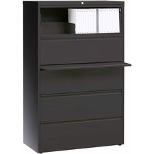 Lorell Fortress Series Lateral File w/Roll-out Posting Shelf [FILE;LAT;5DR;36";CCL-EA]