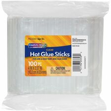 Creativity Street 5/16" Dual Temperature Glue Sticks - 4 oz - 100 / Pack - Clear