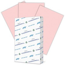 Hammermill Colors Recycled Copy Paper - Pink [PAPER;COPY;20#;8.5X14;PINK-RM]