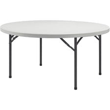 Lorell Ultra-Lite Banquet Folding Table [TABLE;BLWMLD;72";ROUND;GY-EA]