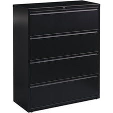 Lorell Fortress Series Lateral File [FILE;LAT;4DR;42";BK-EA]