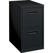 Lorell 19" File/File Mobile File Cabinet with Recessed Pull