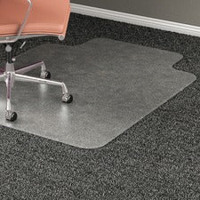 Lorell Plush-pile Wide-Lip Chairmat [CHAIRMAT;45X53;WD/LIP;25X12-EA]