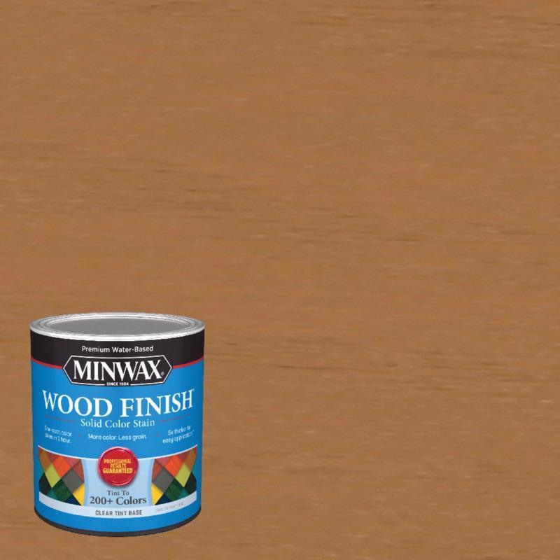 MINWAX - Minwax Wood Finish Water-Based Solid Clear Tint Base Wood Stain 1 qt - Case of 4