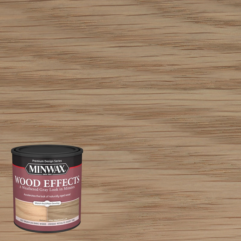 MINWAX - Minwax Wood Effects Semi-Transparent Weathered Gray Weathered Wood Accelerator 1 qt - Case of 4