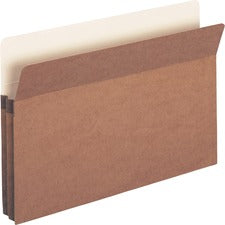 Business Source Straight Tab Cut Legal Recycled File Pocket [POCKET;FILE;1.75"EXPND;LGL-BX]