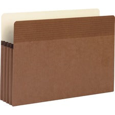 Business Source Straight Tab Cut Legal Recycled File Pocket [POCKET;FILE;3.5"EXPND;LGL-BX]