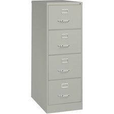 Lorell Fortress Series 26-1/2" Commercial-Grade Vertical File Cabinet [FILE;VRT;4DR;26.5";LGL;GY-EA]