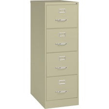 Lorell Fortress Series 26-1/2" Commercial-Grade Vertical File Cabinet [FILE;VRT;4DR;26.5";LGL;PY-EA]