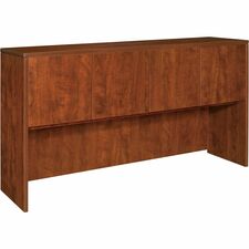 Lorell Essentials Series Stack-on Hutch with Doors [HUTCH;4DR;72X15;CY-EA]