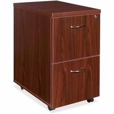 Lorell Essentials Series File/File Mobile File Cabinet [PEDESTAL;F/F;MOBILE;MY-EA]