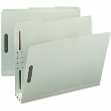 Nature Saver 1/3 Tab Cut Letter Recycled Fastener Folder [FOLDER;FILE;FASTNR;LTR;3"EX-BX]