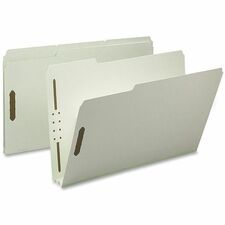 Nature Saver 1/3 Tab Cut Legal Recycled Fastener Folder [FOLDER;FILE;FASTNR;LGL;2"EX-BX]