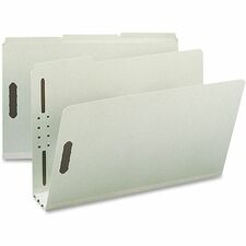 Nature Saver 1/3 Tab Cut Legal Recycled Fastener Folder [FOLDER;FILE;FASTNR;LGL;3"EX-BX]