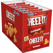 Cheez-It&reg Original Crackers - Original - 1 Serving Pouch - 3 oz - 6 / Box