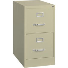 Lorell Fortress Series 22" Commercial-Grade Vertical File Cabinet [FILE;VRT;2DR;22";LTR;PY-EA]
