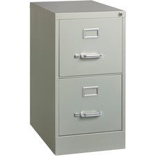 Lorell Fortress Series 22" Commercial-Grade Vertical File Cabinet [FILE;VRT;2DR;22";LTR;GY-EA]