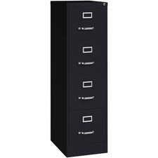 Lorell Fortress Series 22" Commercial-Grade Vertical File Cabinet [FILE;VRT;4DR;22";LTR;BK-EA]