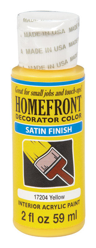 HOMEFRONT - Homefront Satin Yellow Hobby Paint 2 oz - Case of 3