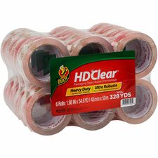 Duck Brand HD Clear Packing Tape [TAPE;PKG;CRYSTALCLEAR;24PK-CT]