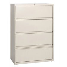 Lorell Fortress Lateral File with Roll-Out Shelf [FILE;LAT;RCD;4-DWR;PY;36"-EA]