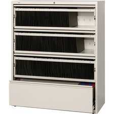 Lorell Fortress Lateral File with Roll-Out Shelf [FILE;LAT;RCD;4-DWR;PY;42"-EA]