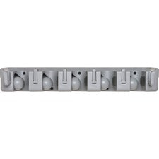Genuine Joe Cleaning Tool Wall Organizer Rack [RACK;WALL;WITH HOOKS-EA]