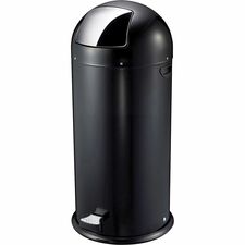 Genuine Joe 13.5 Gallon Pedal Receptacle Bin [BIN;PEDAL;13.5 GAL;BLACK-EA]