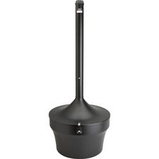 Genuine Joe 4.25 Gal Fire-safe Smoking Receptacle [RECEPTACLE;SMOK;4.25 GAL;BK-EA]