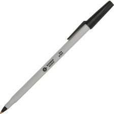 Business Source Fine Point Ballpoint Stick Pens [PEN;BALLPOINT;STICK;FINE;BK-DZ]