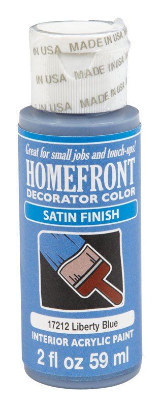 HOMEFRONT - Homefront Decorator Color Satin Liberty Blue Hobby Paint 2 oz - Case of 3