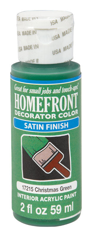 HOMEFRONT - Homefront Satin Christmas Green Hobby Paint 2 oz - Case of 3
