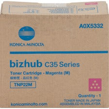 Konica Minolta Original Toner Cartridge - Laser - 4600 Pages - Magenta - 1 Each