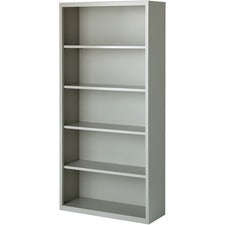 Lorell Fortress Series Bookcase [BOOKCASE;12"DX72"H;GY-EA]
