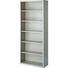 Lorell Fortress Series Bookcase [BOOKCASE;12"DX82"H;GY-EA]