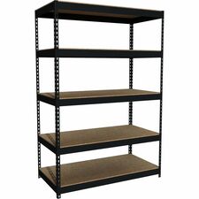 Lorell Fortress Riveted Shelving [SHELVING;RIVETED;24X48X72-EA]
