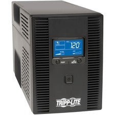 Tripp Lite by Eaton OmniSmart 1500VA 810W 120V Line-Interactive UPS - 10 Outlets, AVR, USB, LCD, Tower - Battery Backup