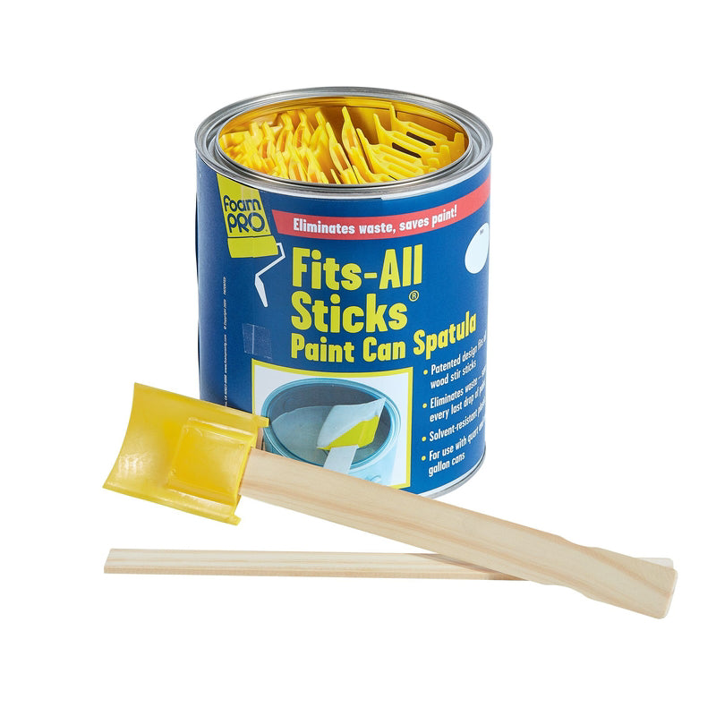 FOAM PRO - Foam Pro Fits-All Sticks Yellow Plastic Paint Spatula - Case of 60