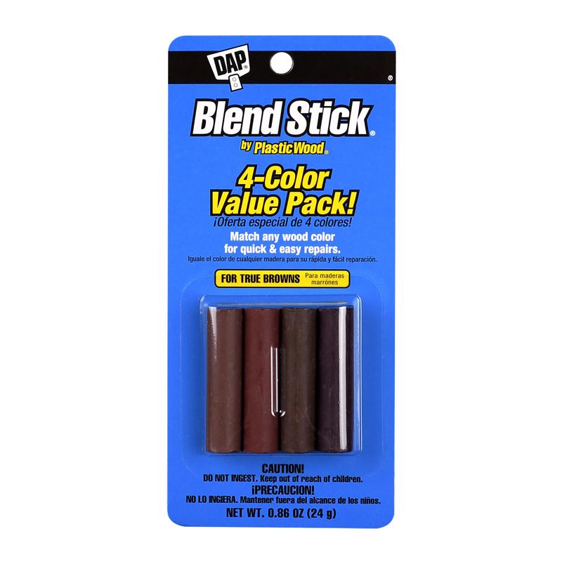 DAP - DAP Plastic Wood True Browns Blend Sticks 0.86 oz - Case of 6