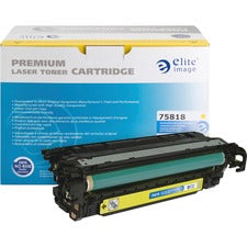Elite Image Remanufactured Laser Toner Cartridge - Alternative for HP 507A (CE402A) - Yellow - 1 Each - 6000 Pages